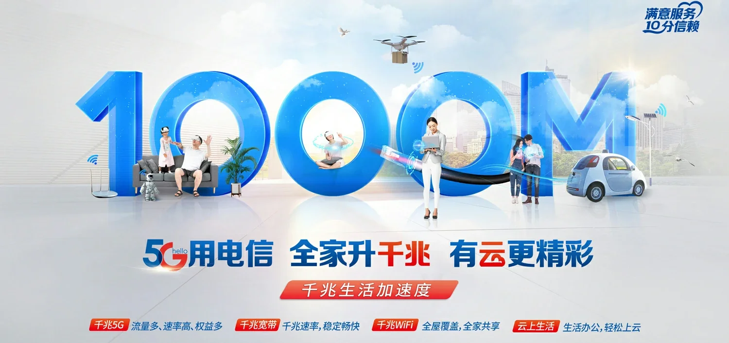 中国电信 爱民区电信宽带 宽带套餐